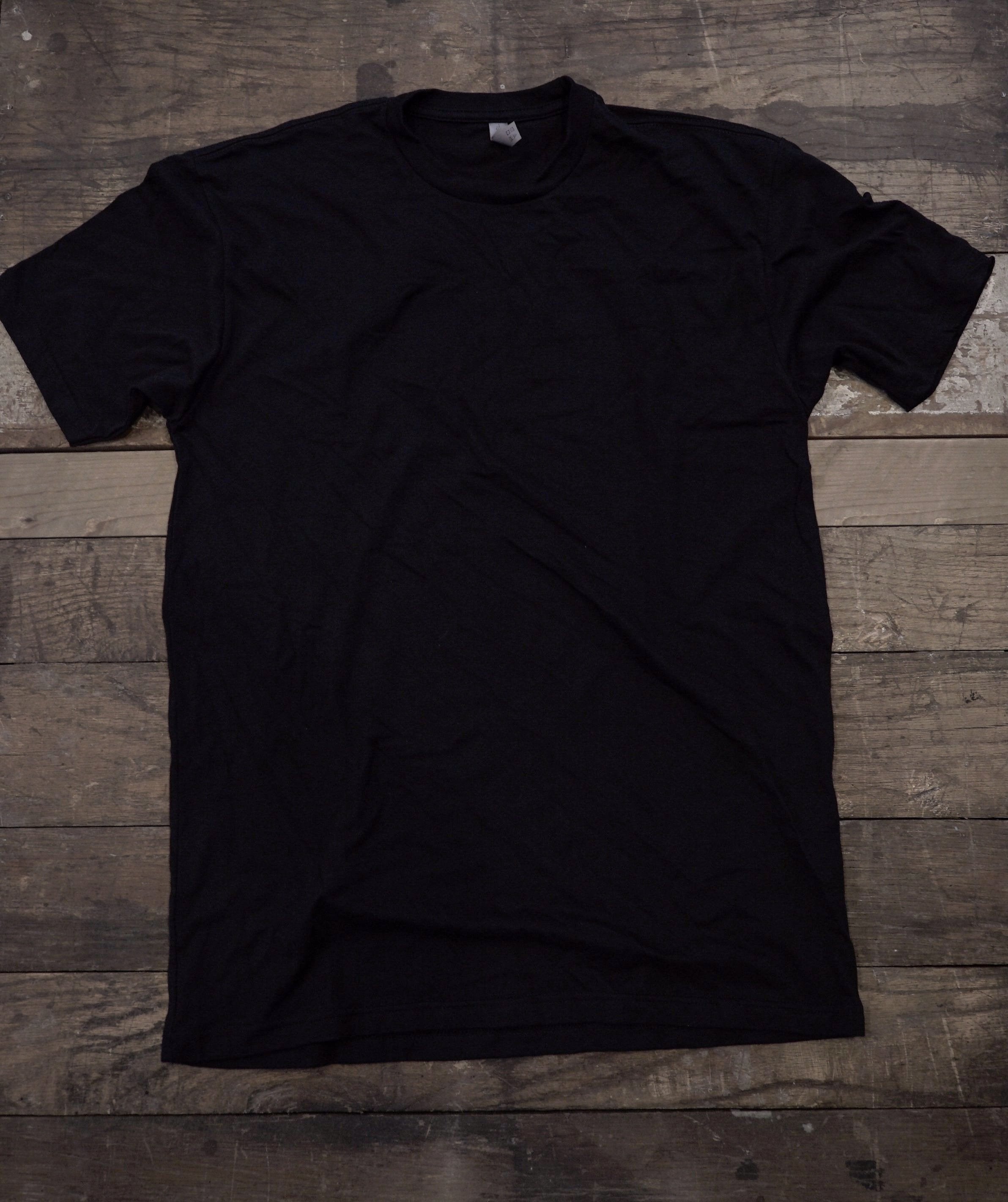 Black Feather Cross Tee (Back Print)
